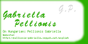 gabriella pellionis business card